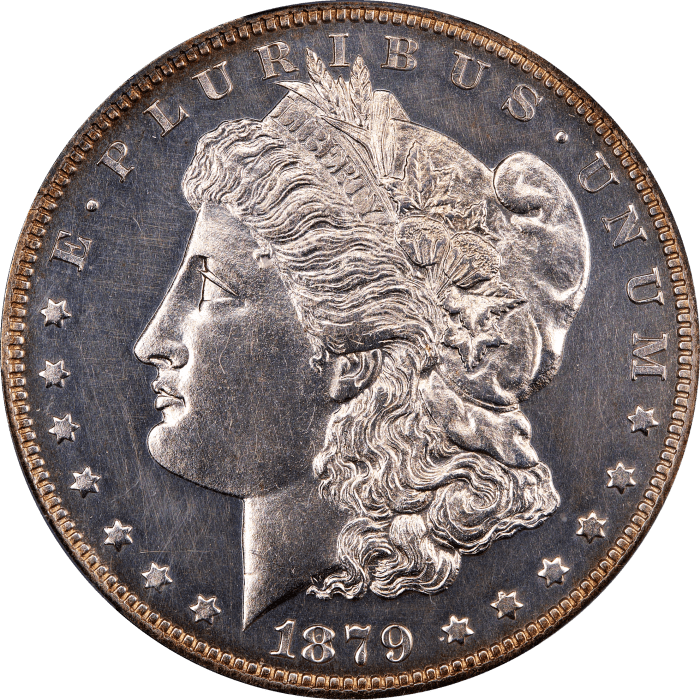 1879 Morgan Dollar ($1) OBVERSE Image