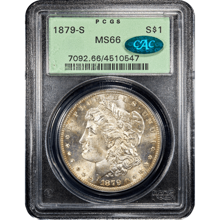 1879-S Morgan Dollar ($1) OGH Obverse Slab Image
