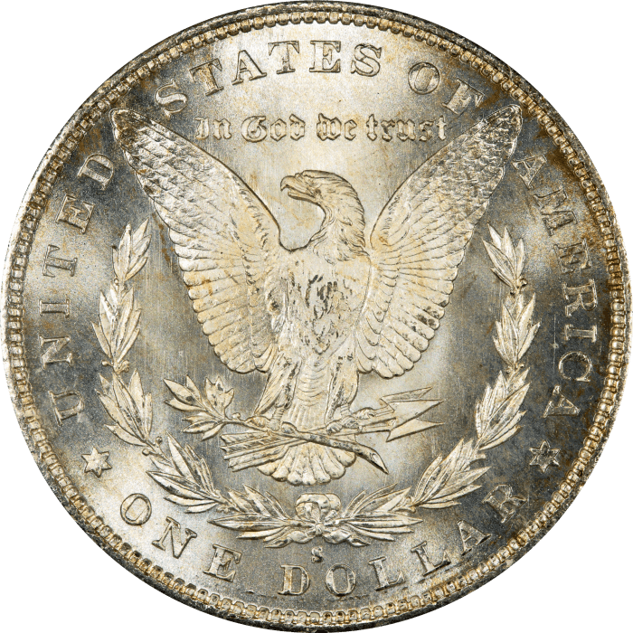 1879-S Morgan Dollar ($1) OGH Reverse Image