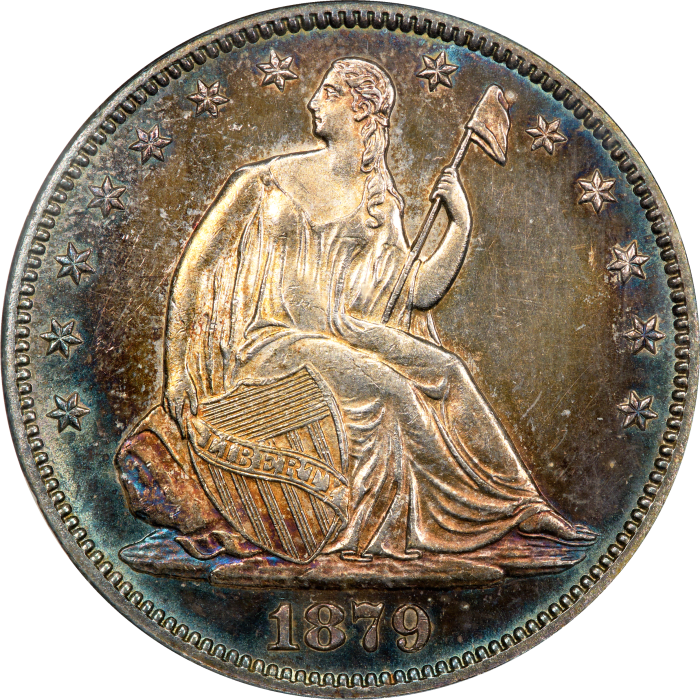 1879 Seated Liberty Half Dollar (50c) Obverse Image