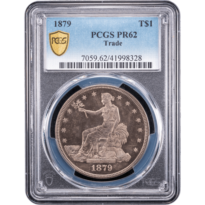 1879 Trade Dollar (T$1) Obverse Slab Image