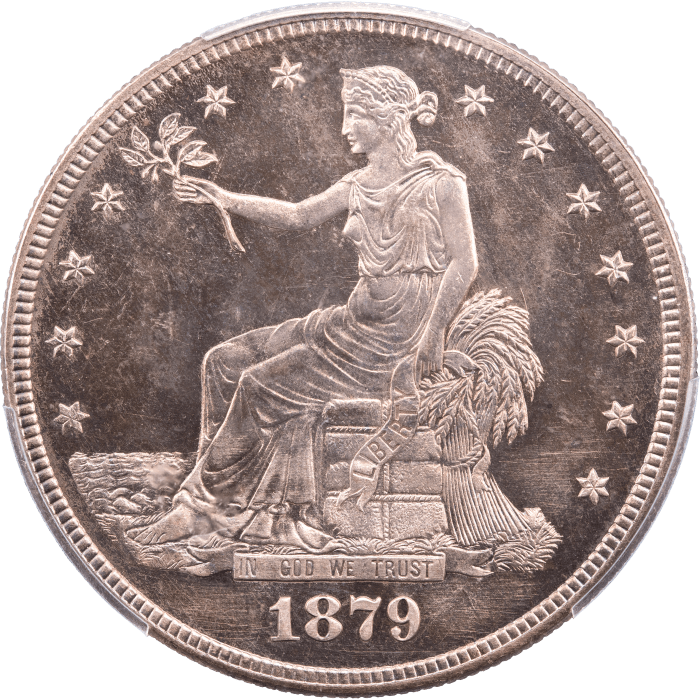 1879 Trade Dollar (T$1) Obverse Image