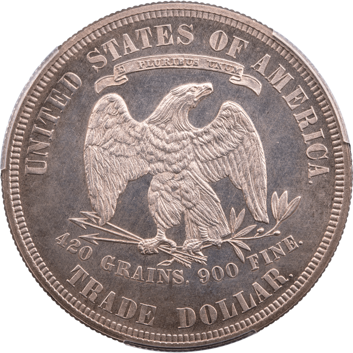 1879 Trade Dollar (T$1) Reverse Image