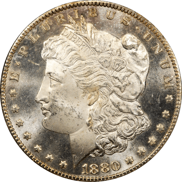 1880-CC Morgan Dollar ($1) OGH Obverse Image