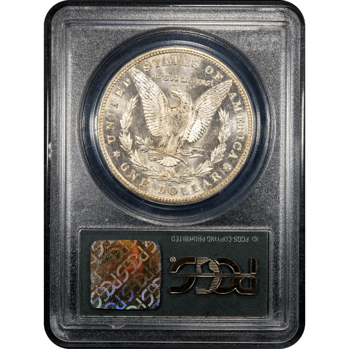1880-CC Morgan Dollar ($1) OGH Reverse Slab Image