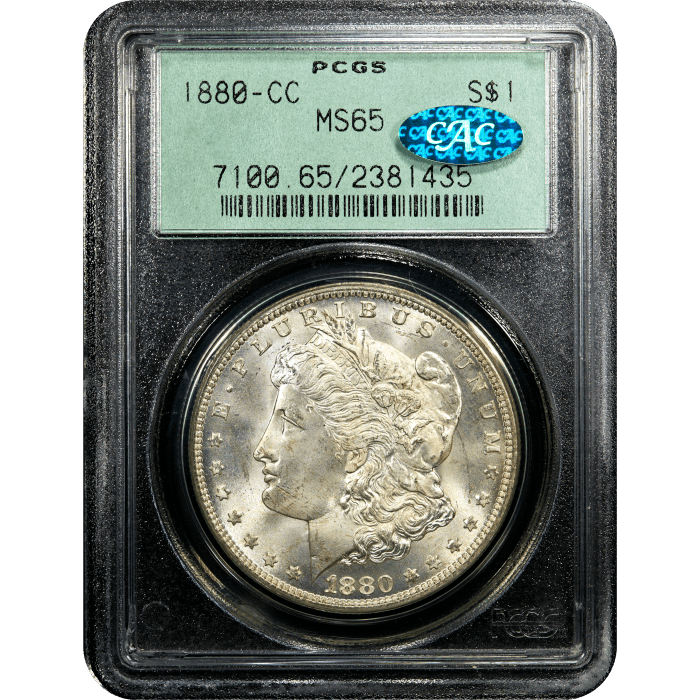 1880-CC Morgan Dollar ($1) OGH SLAB Image