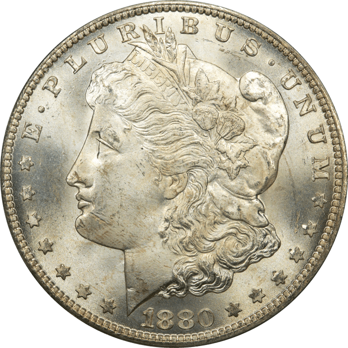 1880-CC Morgan Dollar ($1) OGH OBVERSE Image
