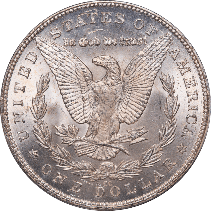 1880-CC Morgan Dollar ($1) OGH Reverse Image