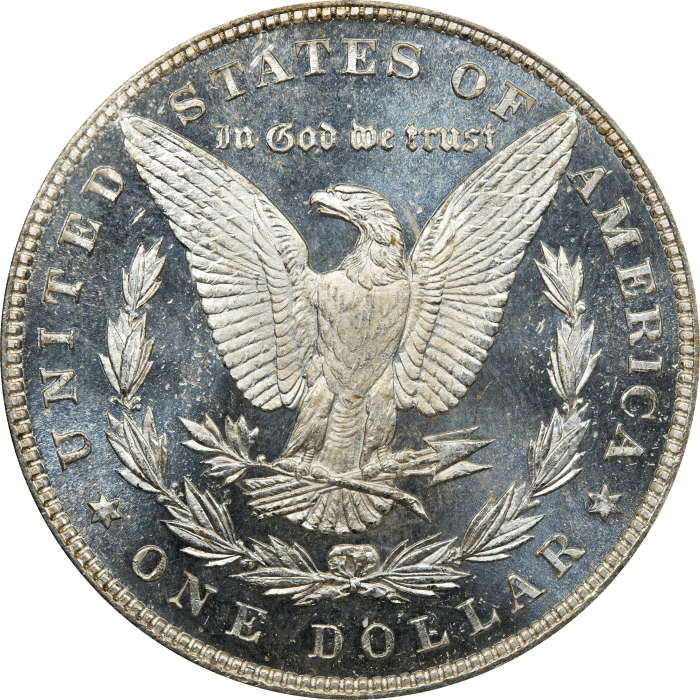 1880 Morgan Dollar ($1) Reverse Image