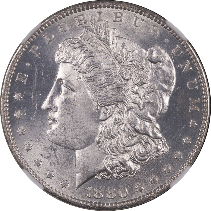 1880-O Morgan Dollar ($1) OBVERSE Image