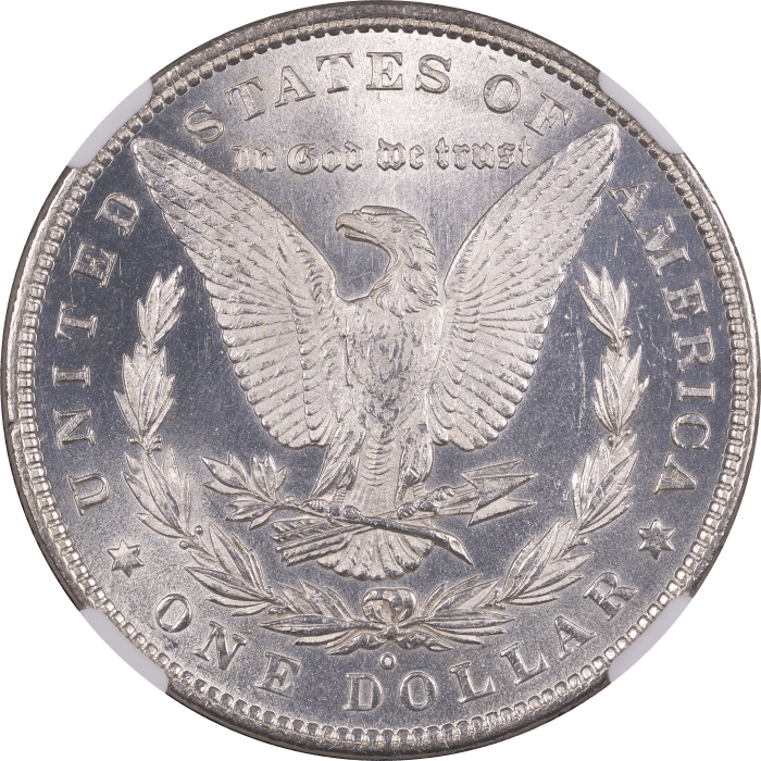 1880-O Morgan Dollar ($1) REVERSE Image