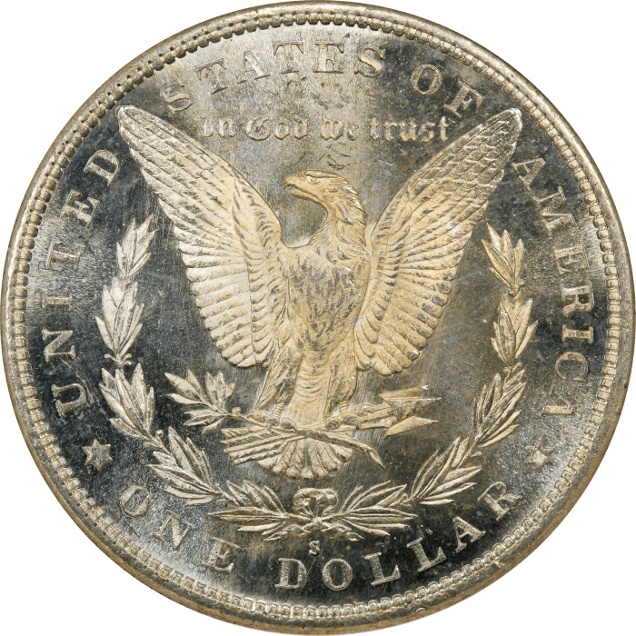 1880-S Morgan Dollar ($1) REVERSE Image