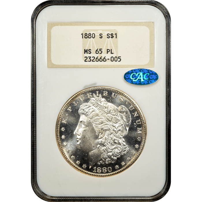 1880-S Morgan Dollar ($1) Obverse Slab Image