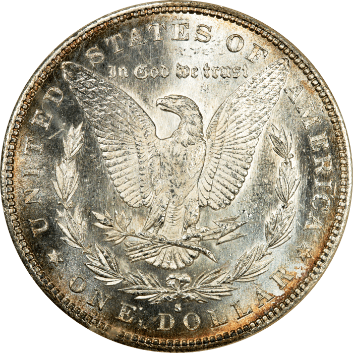 1880-S Morgan Dollar ($1) Reverse Image