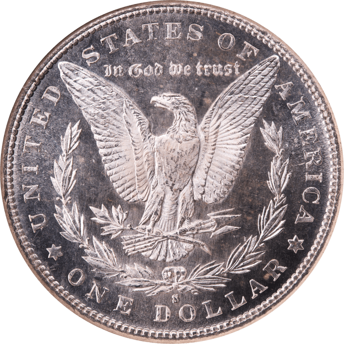 1880-S Morgan Dollar ($1) Reverse Image