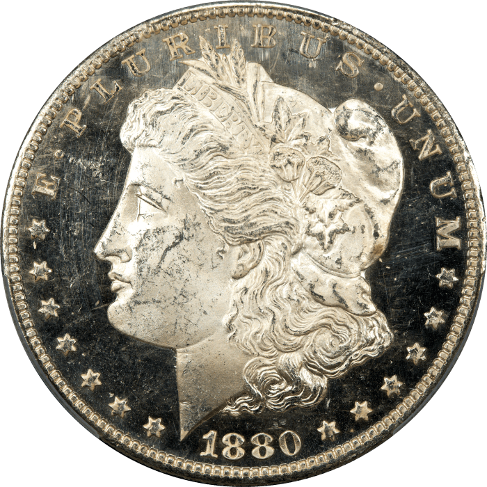 1880-S Morgan Dollar ($1) OBVERSE Image