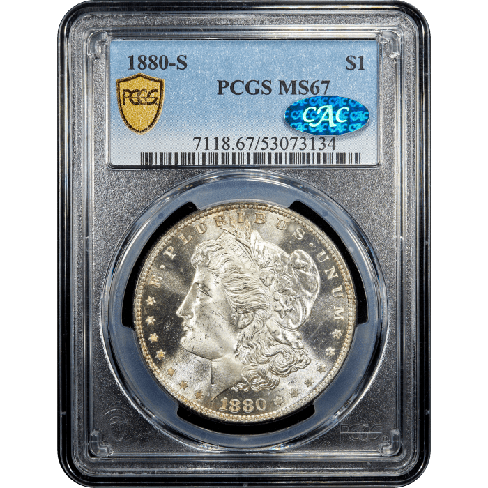 1880-S Morgan Dollar ($1) Obverse Slab Image