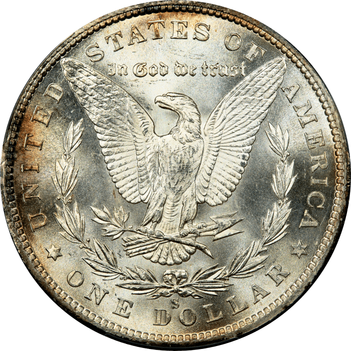 1880-S Morgan Dollar ($1) REVERSE Image