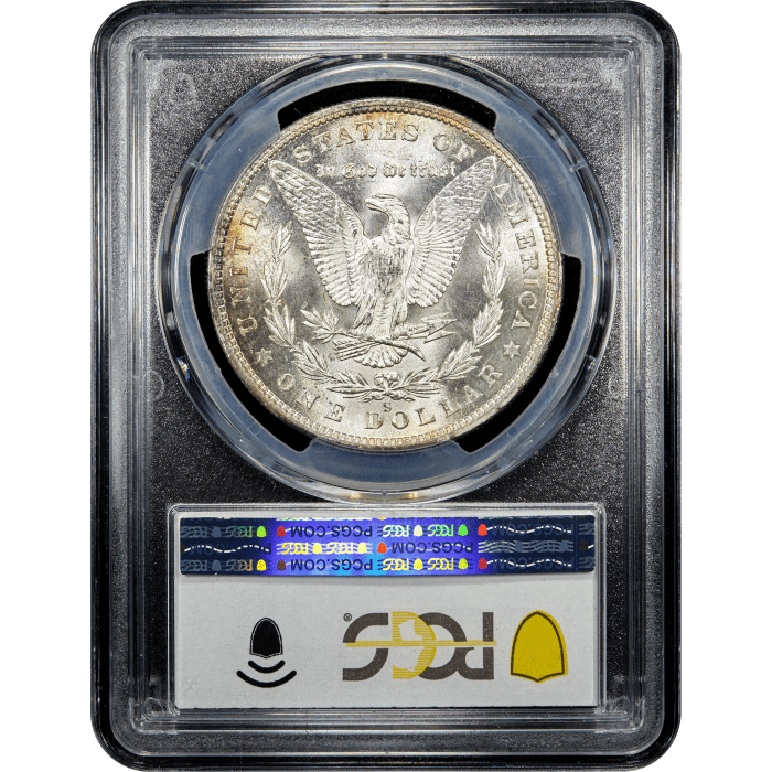 1880-S Morgan Dollar ($1) Reverse Slab Image