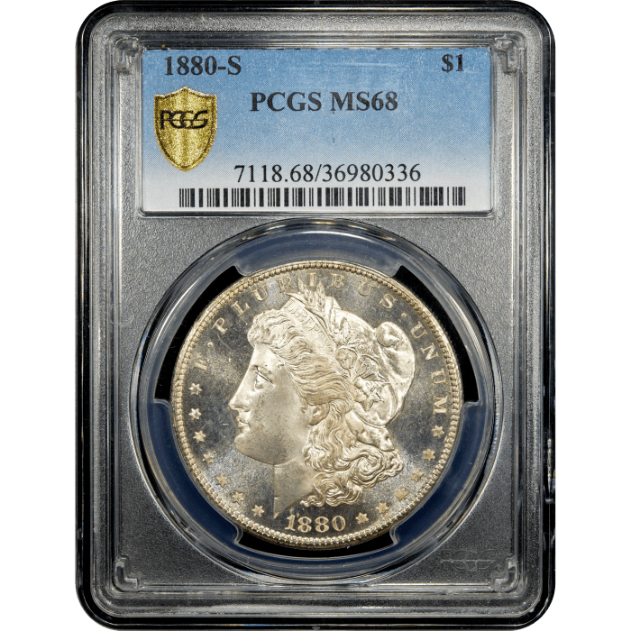 1880-S Morgan Dollar ($1) Obverse Slab Image