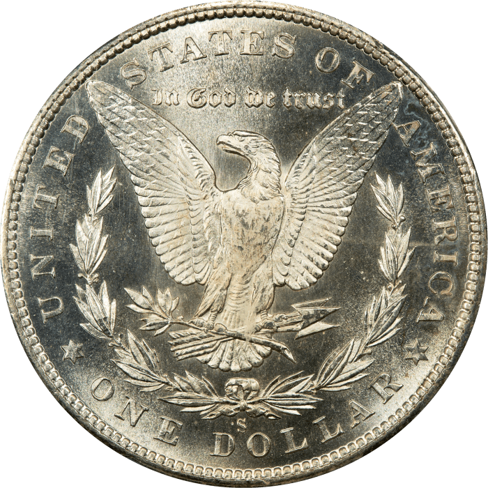 1880-S Morgan Dollar ($1) REVERSE Image