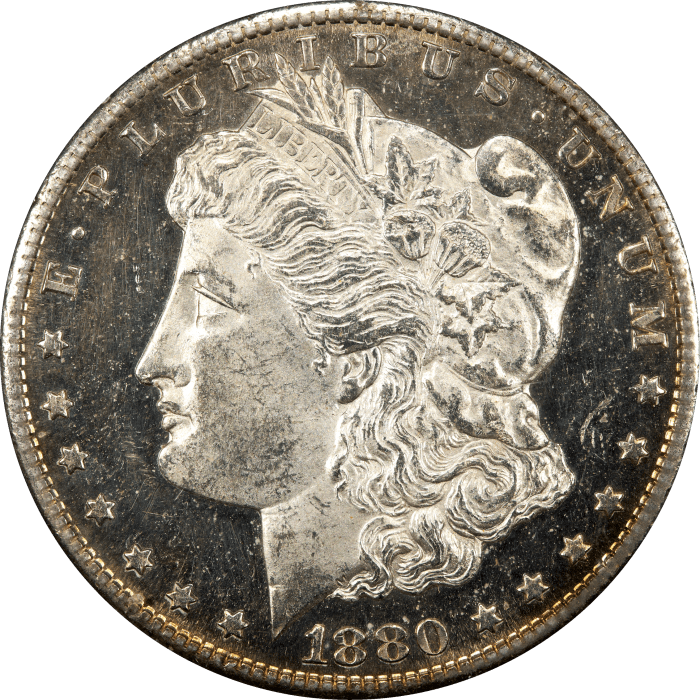 1880-S Morgan Dollar ($1) Rattler OBVERSE Image