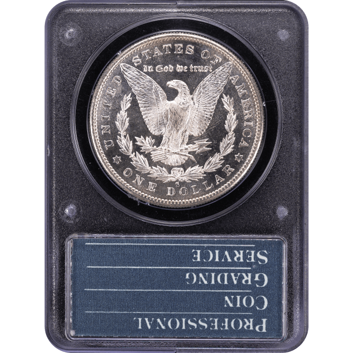 1880-S Morgan Dollar ($1) Rattler Reverse Slab Image