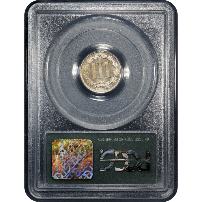 1880 Three Cent Nickel (3CN) OGH SLAB Image