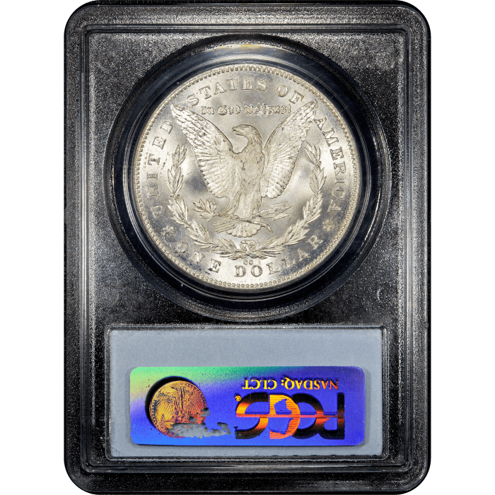 1880/79 Morgan Dollar ($1) Reverse of 1878 Reverse Slab Image