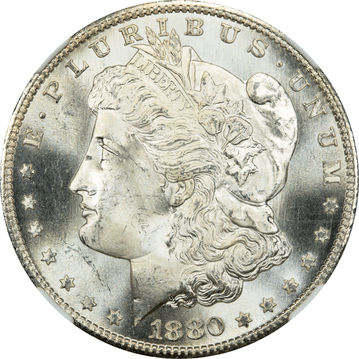 1880/9-S Morgan Dollar ($1) VAM 11 0/9 Overdate Obverse Image