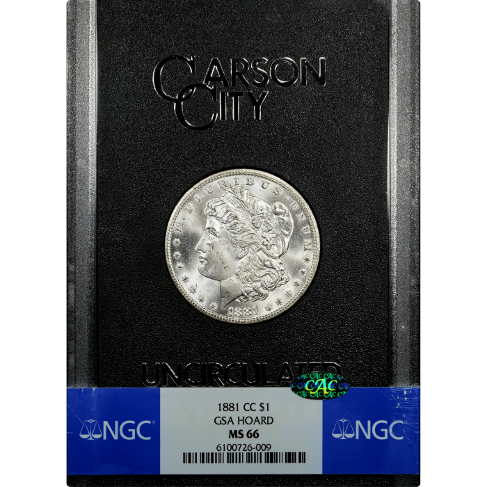 1881-CC GSA Morgan Dollar ($1) SLAB Image