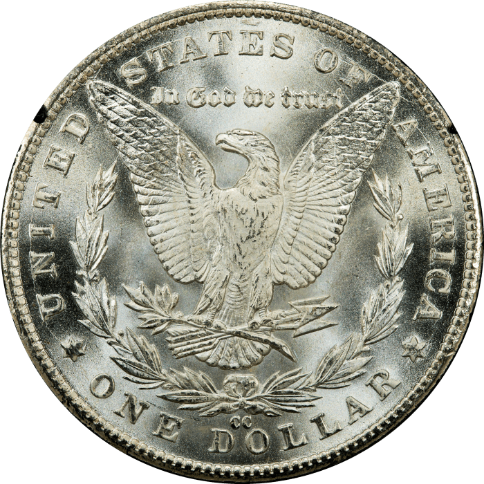 1881-CC GSA Morgan Dollar ($1) REVERSE Image