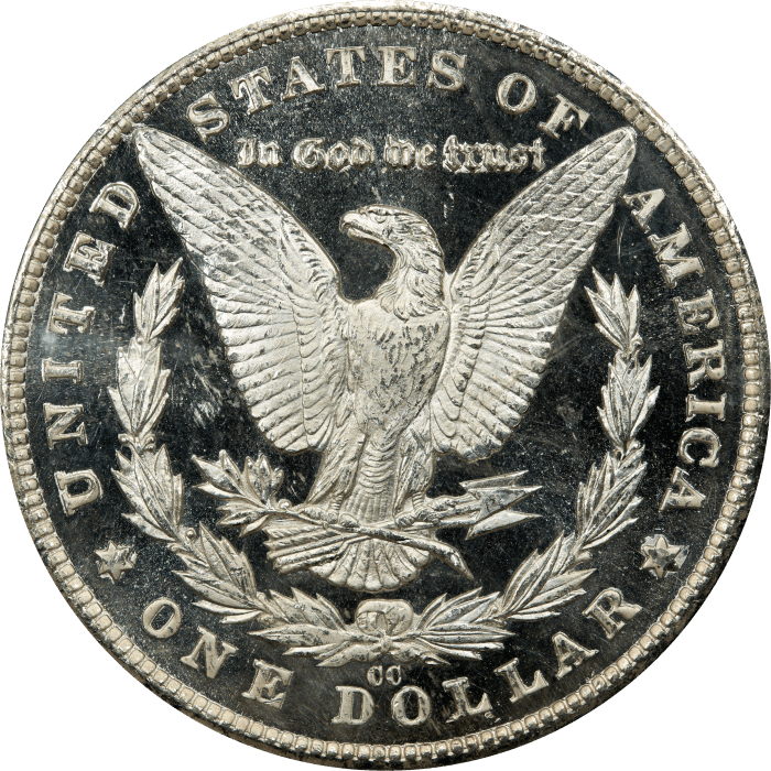 1881-CC Morgan Dollar ($1) Reverse Image