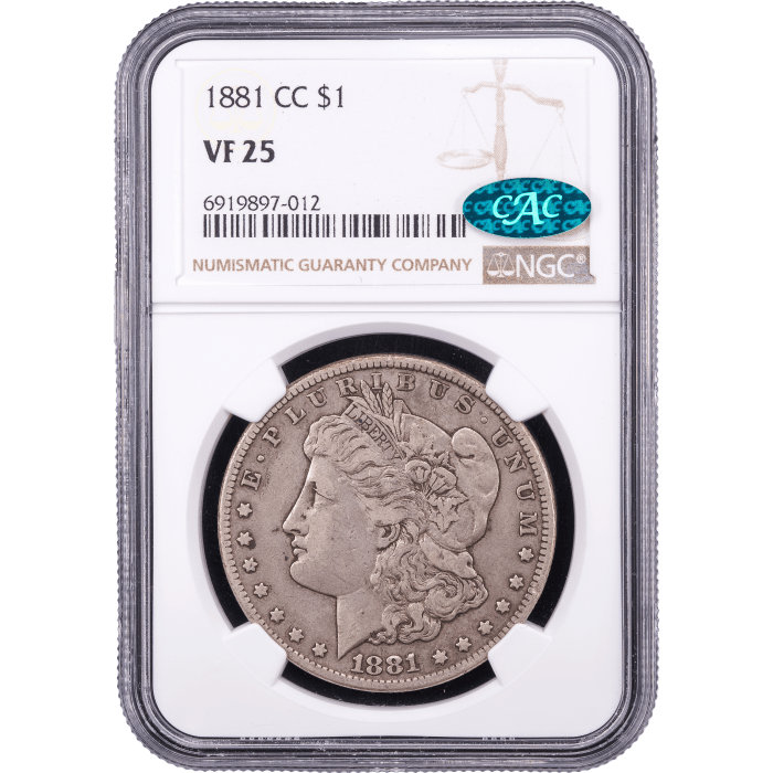 1881-CC Morgan Dollar ($1) SLAB Image