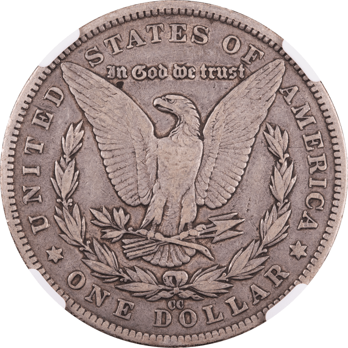 1881-CC Morgan Dollar ($1) REVERSE Image