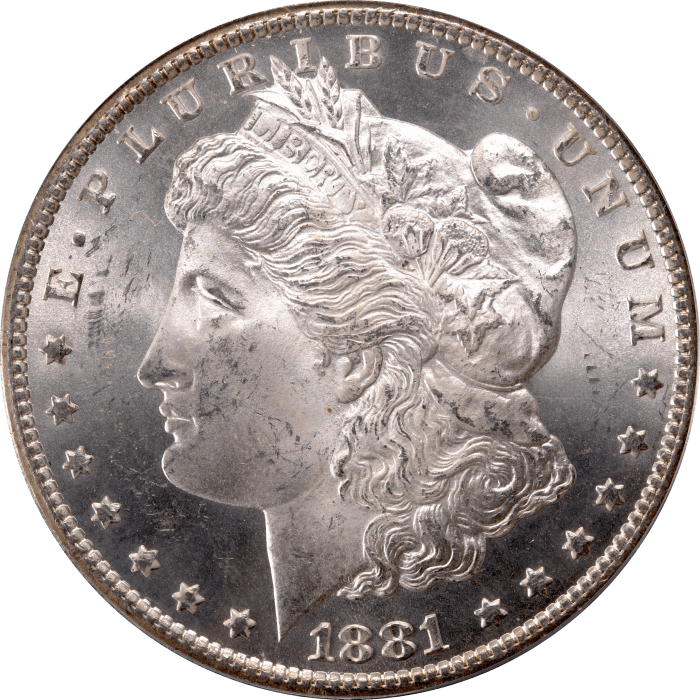 1881-CC Morgan Dollar ($1) OGH Obverse Image