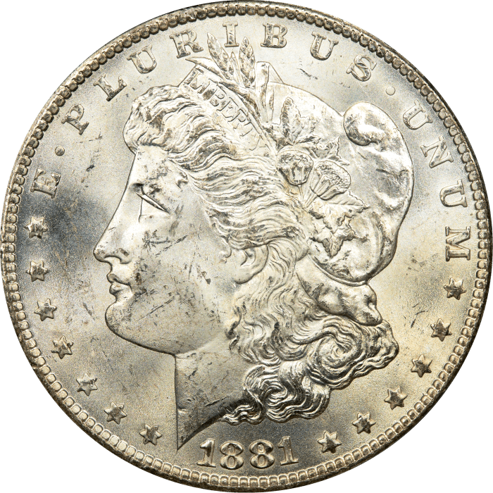 1881-CC Morgan Dollar ($1) OBVERSE Image