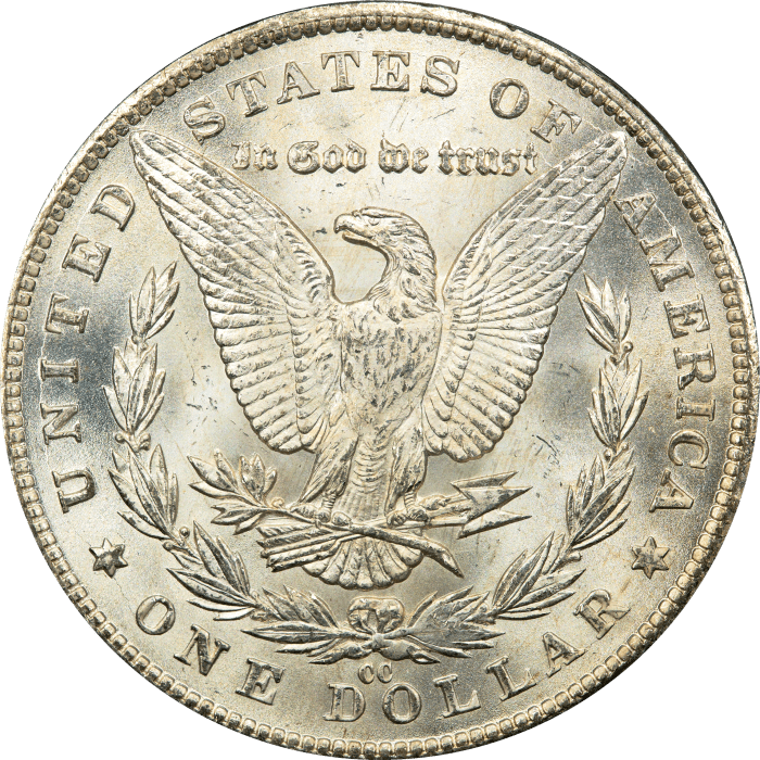 1881-CC Morgan Dollar ($1) Reverse Image