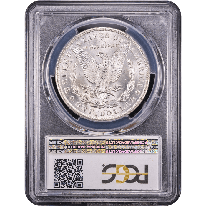 1881-CC Morgan Dollar ($1) Reverse Slab Image