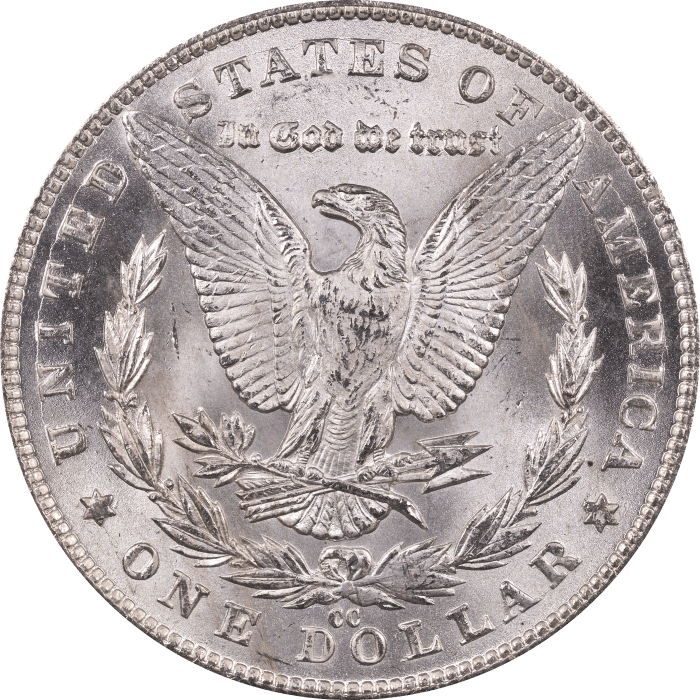 1881-CC Morgan Dollar ($1) Reverse Image