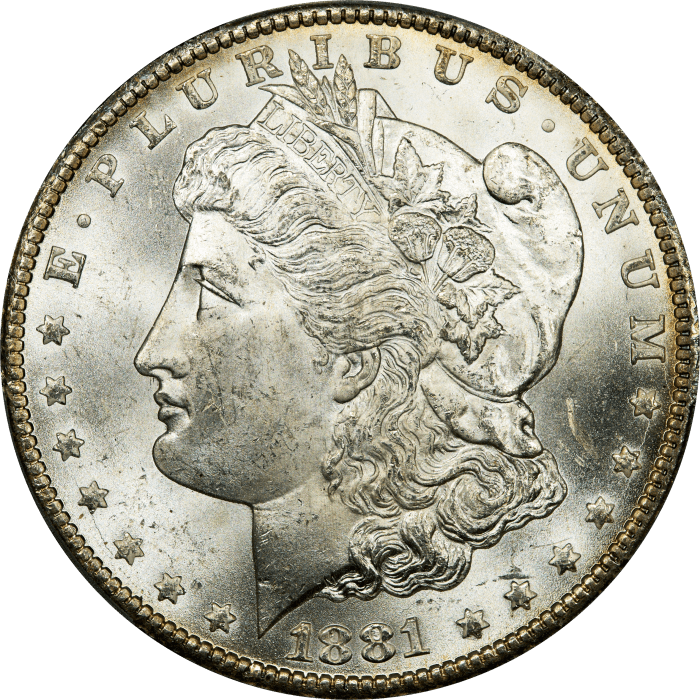 1881-CC Morgan Dollar ($1) OBVERSE Image