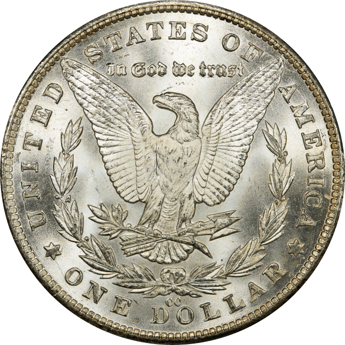 1881-CC Morgan Dollar ($1) REVERSE Image
