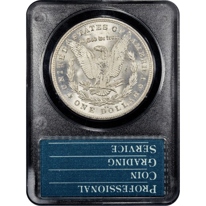 1881-CC Morgan Dollar ($1) Rattler SLAB Image