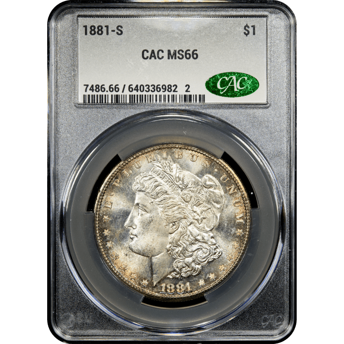 1881-S Morgan Dollar ($1) Obverse Slab Image