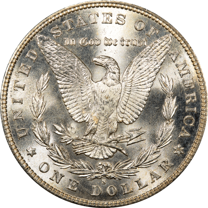1881-S Morgan Dollar ($1) OGH REVERSE Image