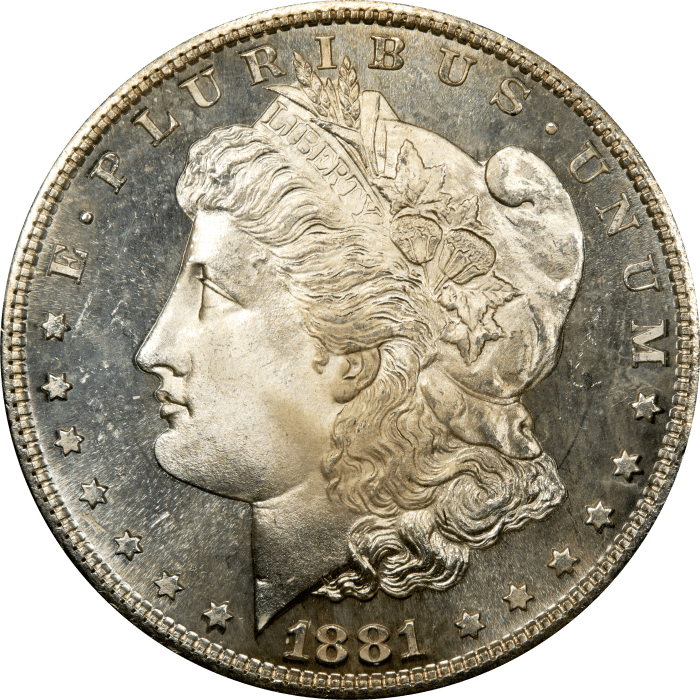 1881-S Morgan Dollar ($1) Obverse Image