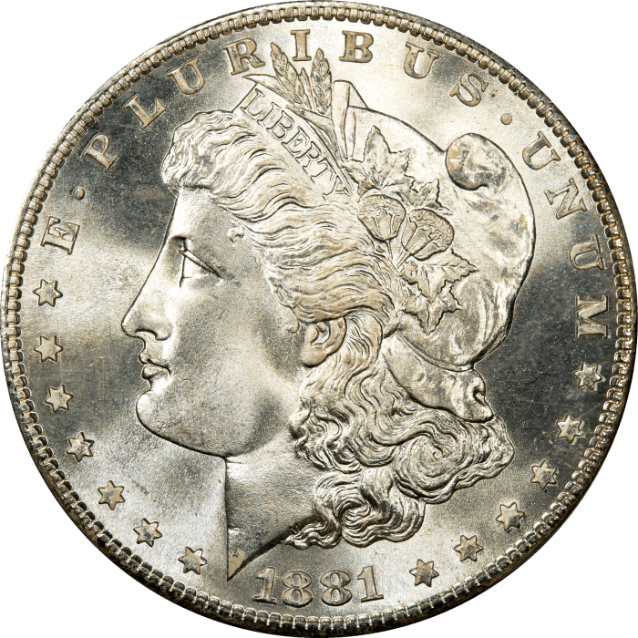 1881-S Morgan Dollar ($1) Obverse Image
