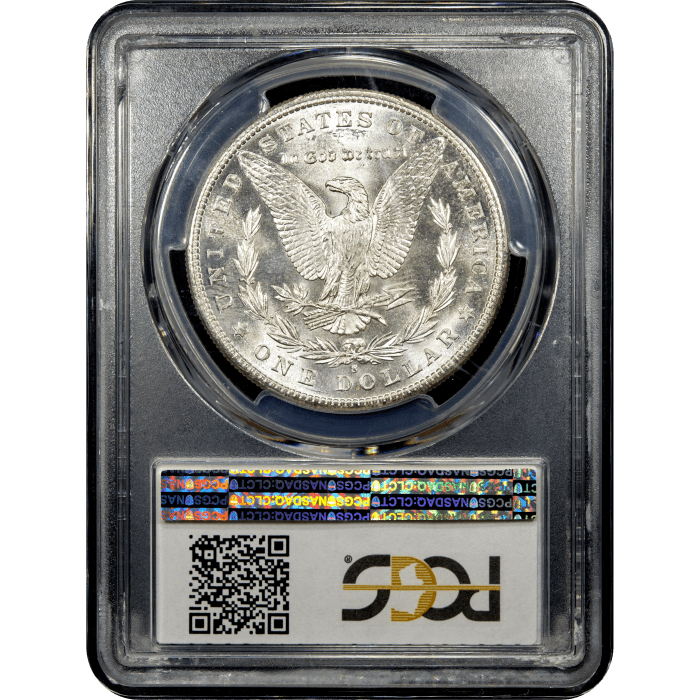 1881-S Morgan Dollar ($1) Reverse Slab Image