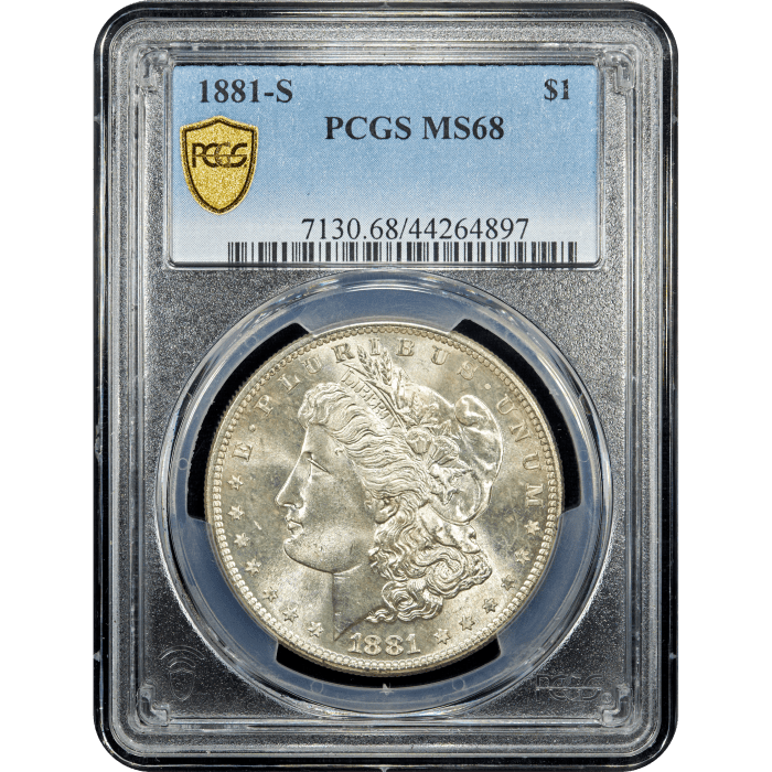 1881-S Morgan Dollar ($1) Obverse Slab Image
