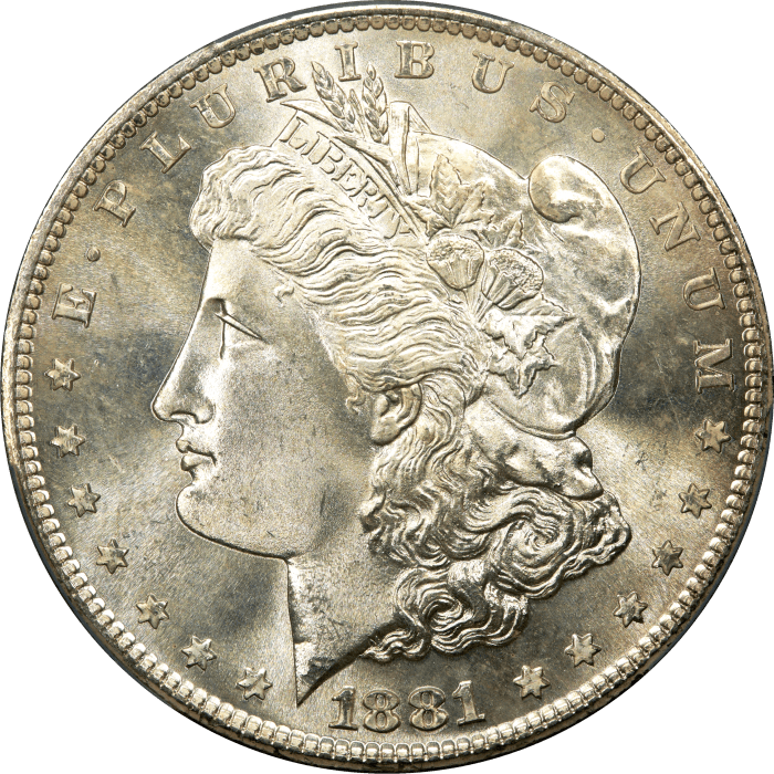 1881-S Morgan Dollar ($1) Obverse Image